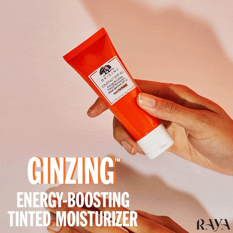 ضد آفتاب جنسینگ اوریجینز حجم 15 میل با SPF40 | مرطوب کننده و انرژی دهنده پوست Origins Ginzing SPF40 Energy-Boosting Tinted Moisturizer